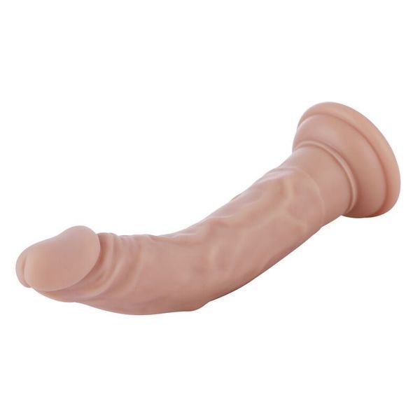 Реалістичний фалоімітатор для секс-машин Hismith 7.5&Prime; Flexible Silicone Dildo, система KlicLok SO6203 фото