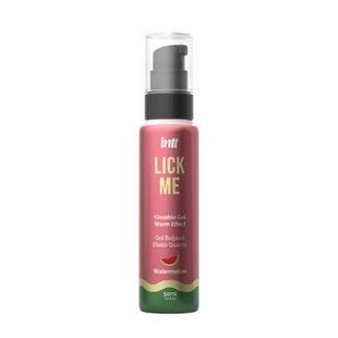 Гель для оральних пестощів з зігрівальним ефектом INTT Lick Me Kissable Gel Watermelon 50 мл SX1697 фото