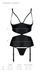 Корсет з відкритими грудьми Passion JANNIES CORSET L/XL black, стрінги в наборі SO8445 фото 7