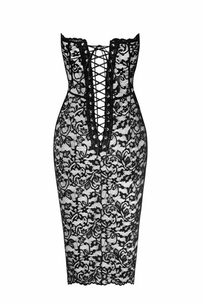 Сукня Noir Handmade F301 Catalyst lace up midi dress - M SX0244 фото