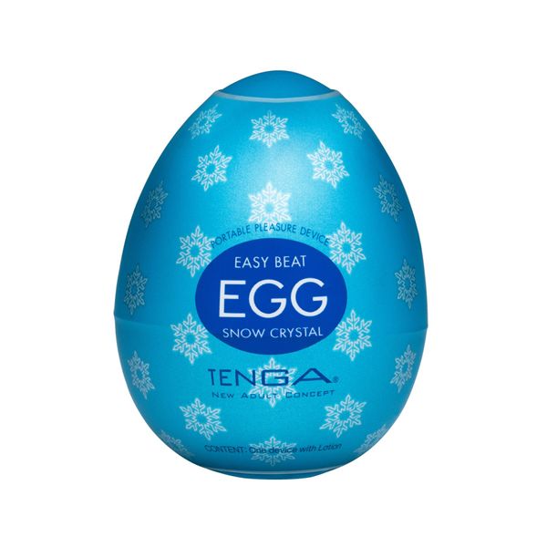 Мастурбатор-яйце Tenga Egg Snow Crystal з охолоджувальним лубрикантом SO8063 фото