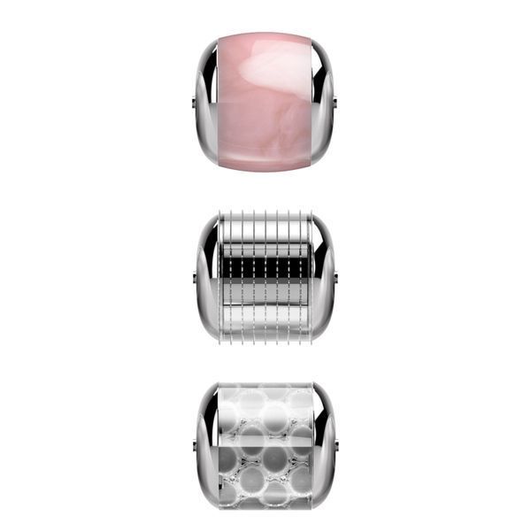 Електронний ролер для обличчя з мікроголками GESKE MicroNeedle Face Roller 9в1 turquoise HB0191 фото