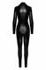 Комбінезон Noir Handmade F319 Caged wetlook catsuit with zippers and ring - M SX0346 фото 6