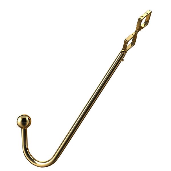 Анальний гак LOCKINK Golden Adjustable Anal Hook Set SX0858 фото