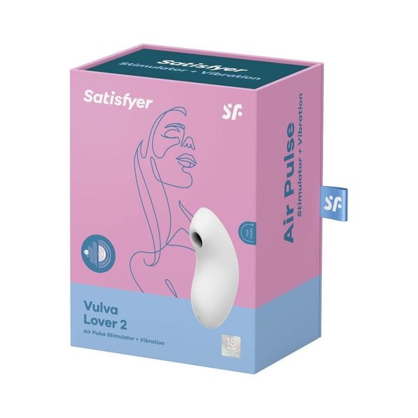 Вакуумний вібратор Satisfyer Vulva Lover 2 White SO6712 фото