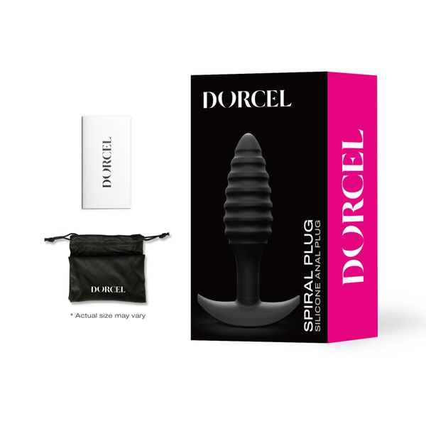 Анальна пробка Dorcel SPIRAL PLUG, діаметр 3 см, силікон SO8289 фото