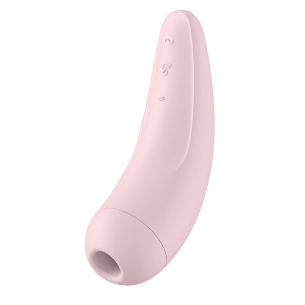 Вакуумний кліторальний стимулятор Satisfyer Curvy 2+ Pink з керуванням через інтернет SO3782 фото