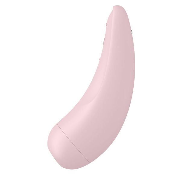 Вакуумний кліторальний стимулятор Satisfyer Curvy 2+ Pink з керуванням через інтернет SO3782 фото