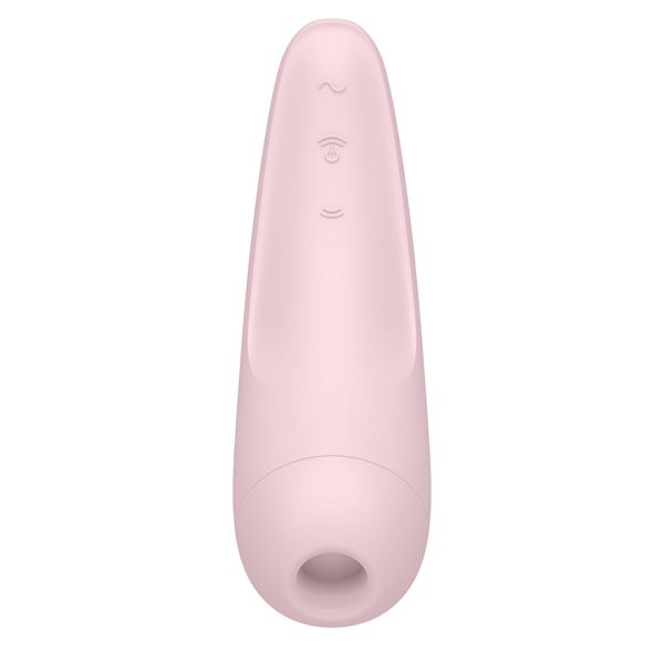 Вакуумний кліторальний стимулятор Satisfyer Curvy 2+ Pink з керуванням через інтернет SO3782 фото