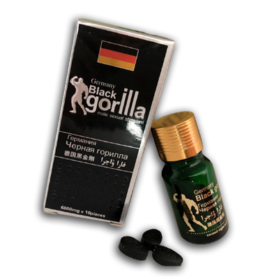 Black gorilla / Чорна горила препарат для підвищення потенції (таблетки, 10 шт.) MED015 фото