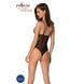 Боді з ажурним ліфом Passion CHRISTA BODY XXL/XXXL, black SO5755 фото 2