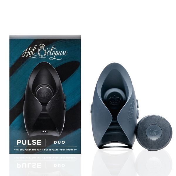 Іграшка для пар Hot Octopuss PULSE DUO, пульсація, використання без рук, підходить для пар, пульт ДК SO8723 фото