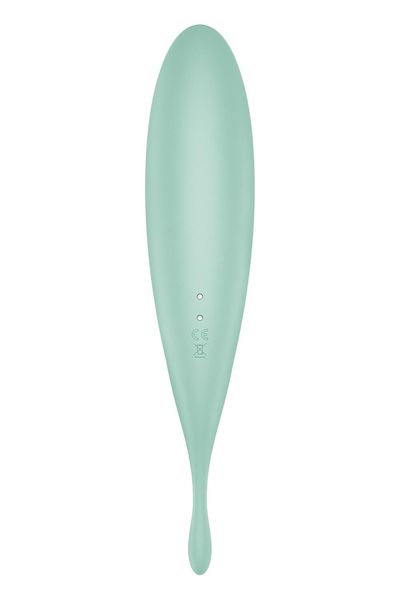 Смарт-вібратор для клітора з вакуумною стимуляцією Satisfyer Twirling Pro+ Mint SO6716 фото