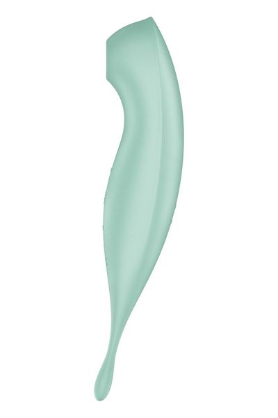 Смарт-вібратор для клітора з вакуумною стимуляцією Satisfyer Twirling Pro+ Mint SO6716 фото