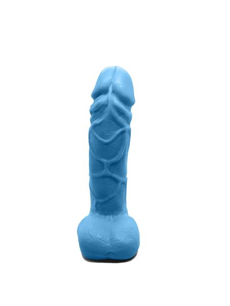 Крафтове мило-член із присоскою Чистий Кайф Blue size M, натуральне SO2639 фото