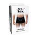 Чоловічі труси з сюрпризом Art of Sex - Gladiator, чорні з ефектом мокрого оксамиту, розмір S SX3404 фото 3