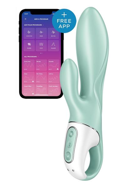 Смарт вібратор-кролик Satisfyer Air Pump Bunny 5+, надувається SO6718 фото