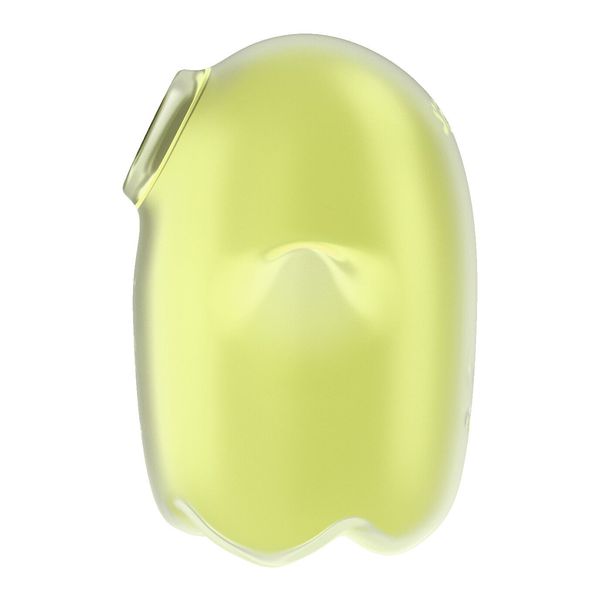 Вакуумний кліторальний стимулятор із вібрацією Satisfyer Glowing Ghost Yellow SX0543 фото