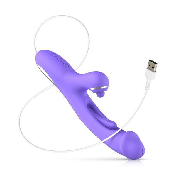 Вібратор-кролик Good Vibes Only - Tess Rabbit Vibrator with G-Spot Stimulator SX3065 фото