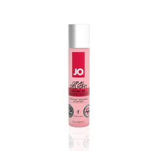 Гель для оральних пестощів JO Oral Delight — Strawberry Sensation (30 мл), ефект холод-тепло SO1496 фото