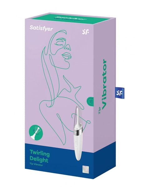 Вібратор для клітора Satisfyer Twirling Delight White SO5979 фото