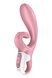 Смартвібратор-кролик Satisfyer Hug Me Pink, 2 мотори, діаметр 4,2см, широка кліторальна частина SO6274 фото 2