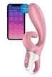 Смартвібратор-кролик Satisfyer Hug Me Pink, 2 мотори, діаметр 4,2см, широка кліторальна частина SO6274 фото