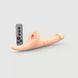 Вібронасадка для страпону з вакуумною стимуляцією Strap-On-Me Multi Orgasm Realistic Dildo M Vanilla SX4036 фото 1
