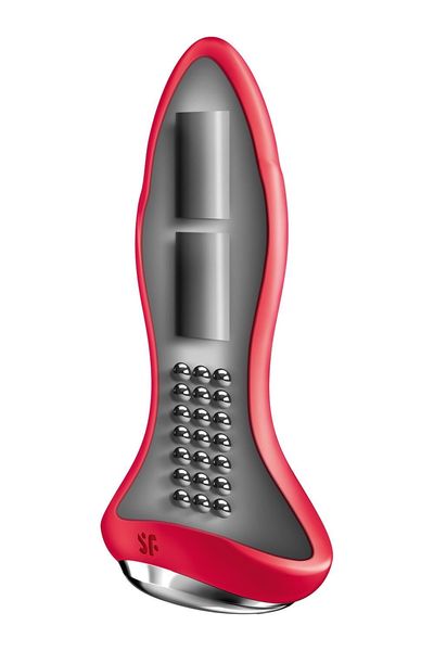 Анальна смарт-вібропробка із перлинним масажем Satisfyer Rotator Plug 1+ Red SO6277 фото