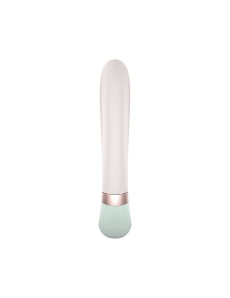 Смарт вібратор-кролик із підігрівом Satisfyer Heat Wave Mint SO6097 фото