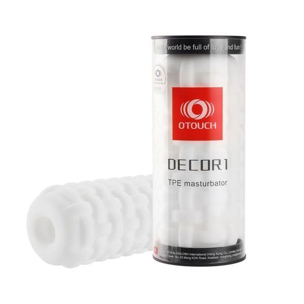 Мастурбатор Otouch DECOR 1-A, потовщений TPE, ефект всмоктування, спіральні виступи SO9374 фото
