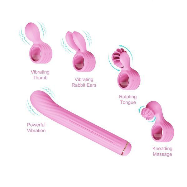 Вібратор Otouch Magic Stick S1 Plus - Pink SO9437 фото