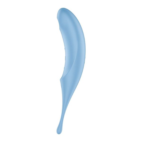 Вібратор для клітора з вакуумною стимуляцією Satisfyer Twirling Pro Blue SO7801 фото