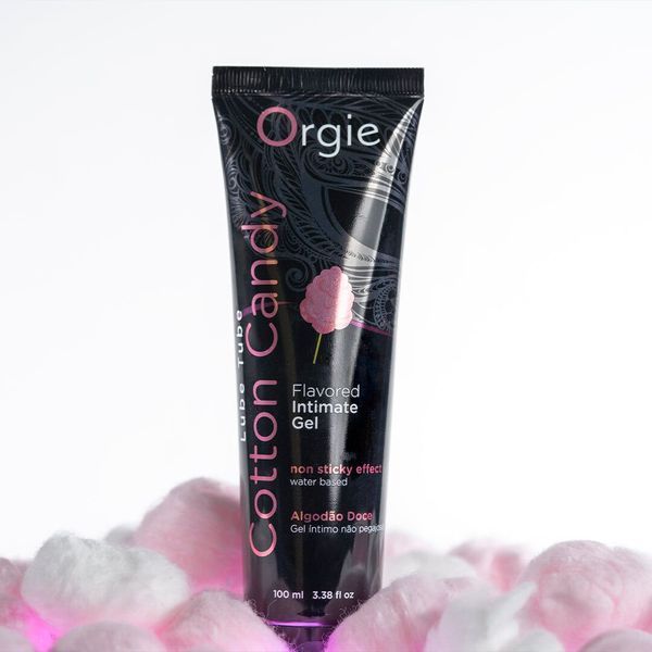 Лубрикант на водній основі Orgie Lube Tube Cotton Candy, 100 мл, зі смаком та ароматом солодкої вати SX1522 фото