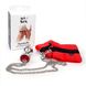 Наручники з металевою анальною пробкою Art of Sex Handcuffs with Metal Anal Plug size M Red SO6182 фото 1