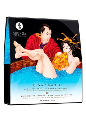 Гель для ванни Shunga LOVEBATH – Ocean temptations 650 г, робить воду ароматним желе зі SPA ефектом SO2543 фото