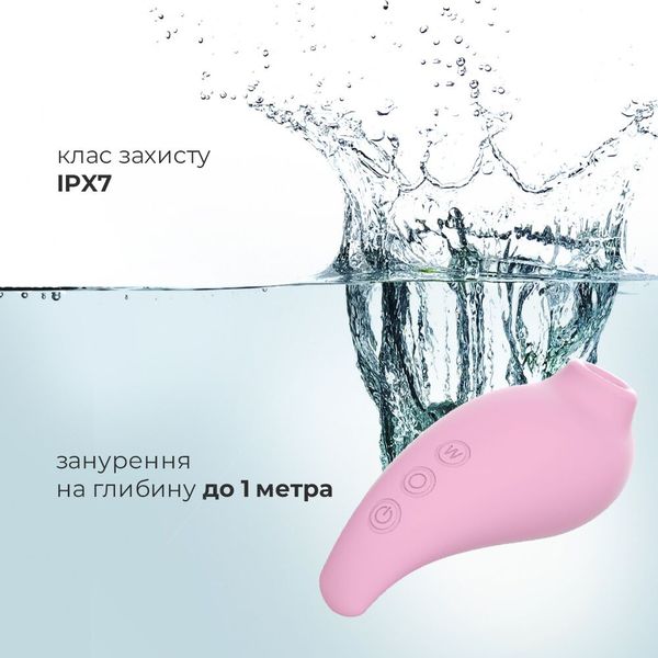 Вакуумний стимулятор Adrien Lastic Revelation Pink, режим Boost SO4867 фото