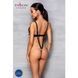 Боді з екошкіри Passion CELINE BODY L/XL, black, з доступом, відкритий SO6403 фото 4