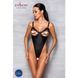 Боді з екошкіри Passion CELINE BODY L/XL, black, з доступом, відкритий SO6403 фото 3