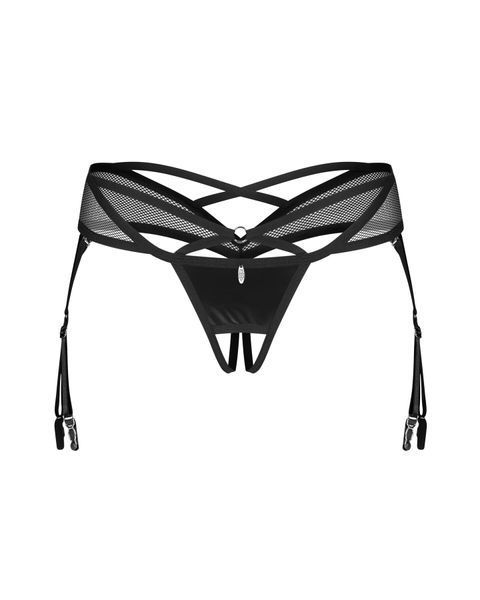 Трусики Obsessive Dominna crotchless thong 2XL/3XL SX3573 фото