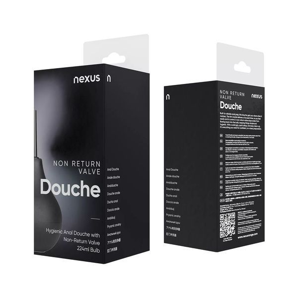 Спринцівка Nexus Anal Douche Black, об&rsquo;єм 224 мл NA001 фото