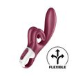 Вібратор-кролик Satisfyer Touch Me Red, подвійний відросток, 3 потужні мотори SO7776 фото