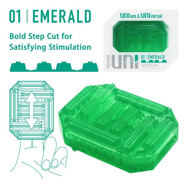 Мастурбатор Tenga UNI Emerald SO9805 фото