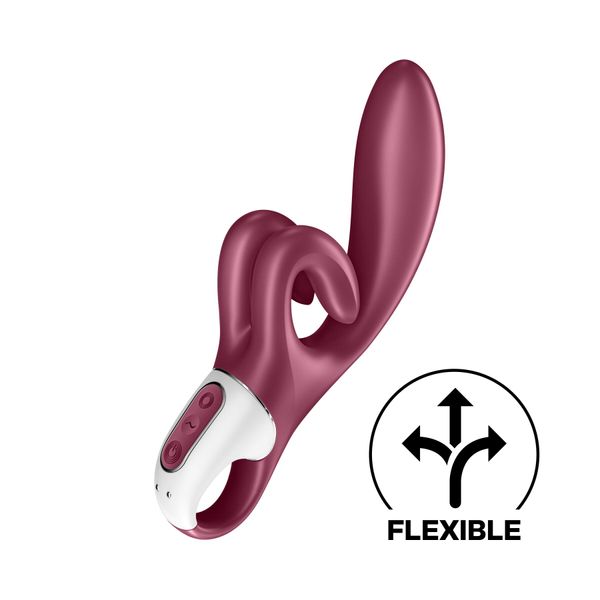 Вібратор-кролик Satisfyer Touch Me Red, подвійний відросток, 3 потужні мотори SO7776 фото