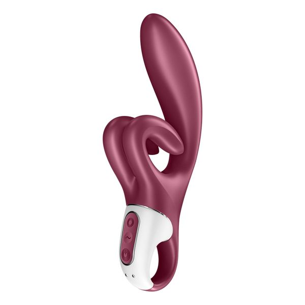 Вібратор-кролик Satisfyer Touch Me Red, подвійний відросток, 3 потужні мотори SO7776 фото