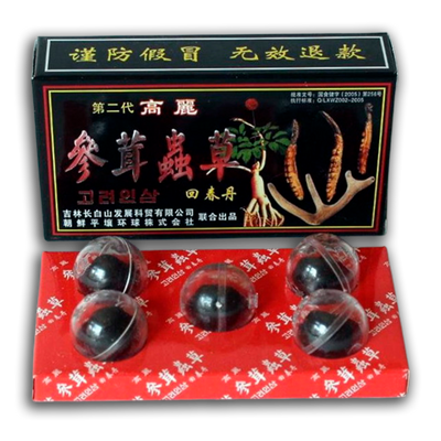 Кульки Ху Чжун Дан - китайські зміцнюючі пігулки для чоловіків (5 таблеток) MED034 фото