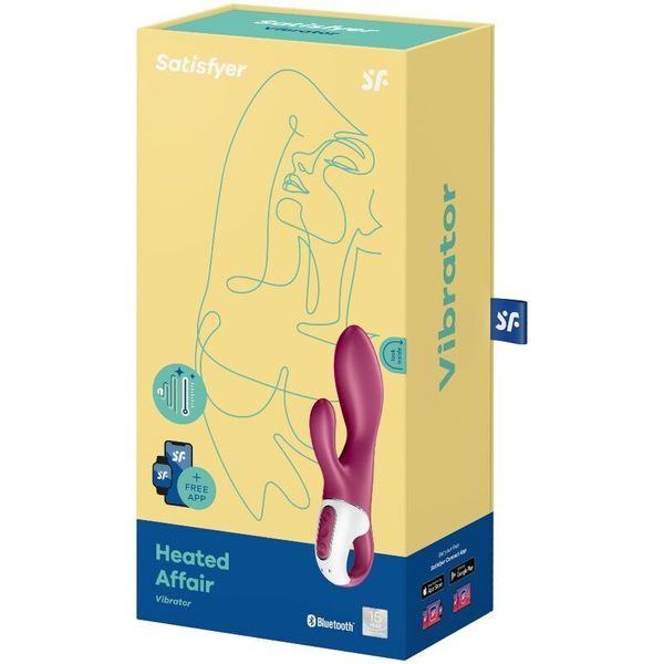 Смарт вібратор-кролик із підігрівом Satisfyer Heated Affair SO6106 фото