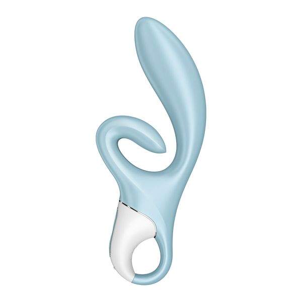 Вібратор-кролик Satisfyer Touch Me Blue, подвійний відросток, 3 потужні мотори SO7777 фото