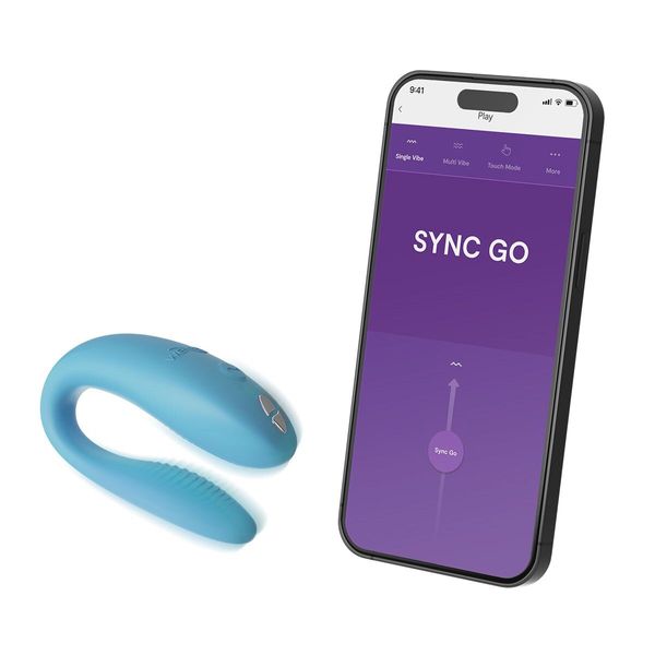 Смарт-вібратор для пар We-Vibe Sync GO Turquoise SX0528 фото