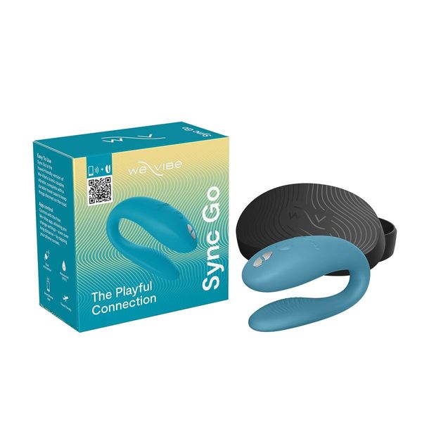 Смарт-вібратор для пар We-Vibe Sync GO Turquoise SX0528 фото